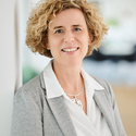 Portrait of Katrien Demeester, leadership advisor at Russell Reynolds Associates