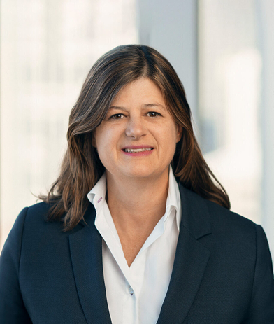 Portrait of Marcy Calaway, leadership advisor at Russell Reynolds Associates