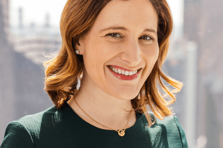 Portrait of Sarabeth Tukey, leadership advisor at Russell Reynolds Associates