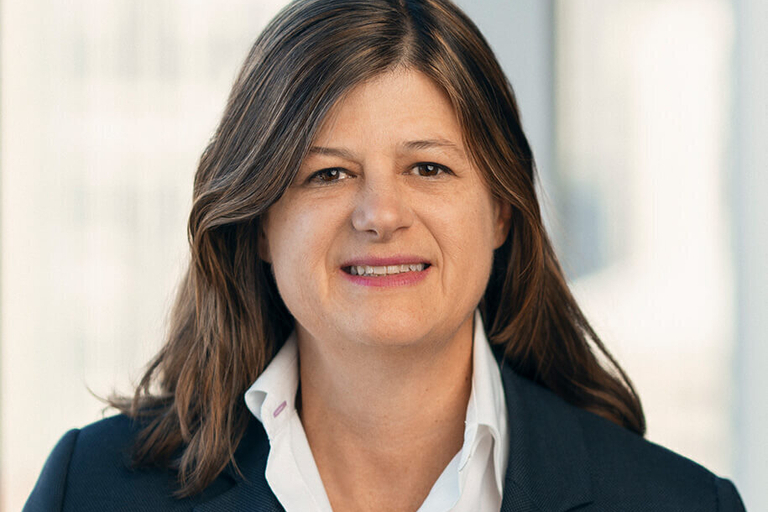 Portrait of Marcy Calaway, leadership advisor at Russell Reynolds Associates