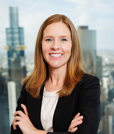 Portrait of Erin Marie Collins, leadership advisor at Russell Reynolds Associates