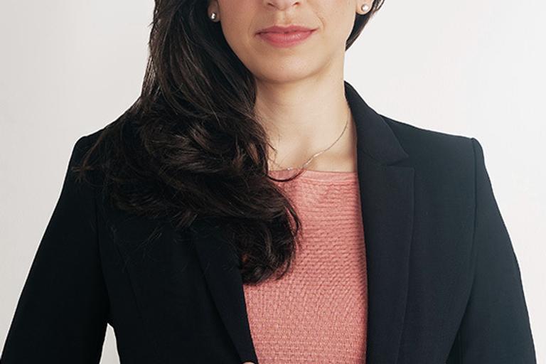 Portrait of May Farskoury, leadership advisor at Russell Reynolds Associates