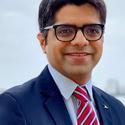 Portrait of Karan Bahl, leadership advisor at Russell Reynolds Associates