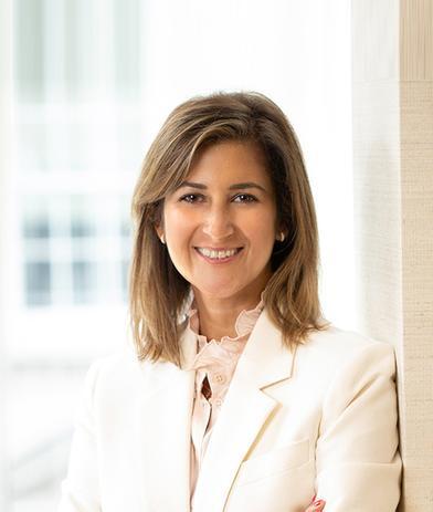 Portrait of Nanaz Mohtashami, leadership advisor at Russell Reynolds Associates