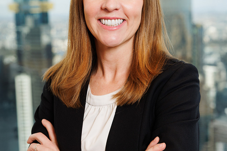Portrait of Erin Marie Collins, leadership advisor at Russell Reynolds Associates