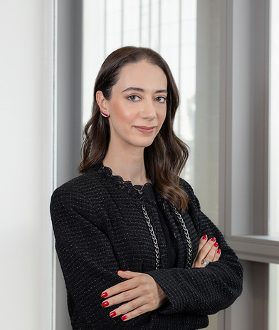 Portrait of Tatiana Mereb, leadership advisor at Russell Reynolds Associates
